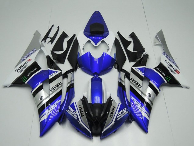 2008-2016 White Blue Silver Black Monster ENEOS Yamalube Semakin Didepan Yamaha YZF R6 Motorcycle Fairings UK Stores
