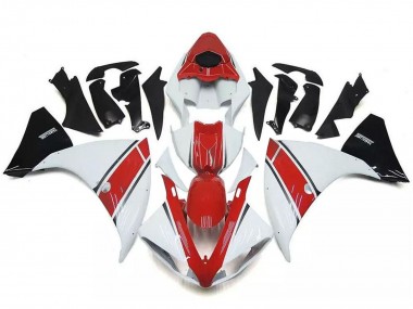 2009-2011 White Red Black Yamaha YZF R1 Motorcycle Fairings UK Stores