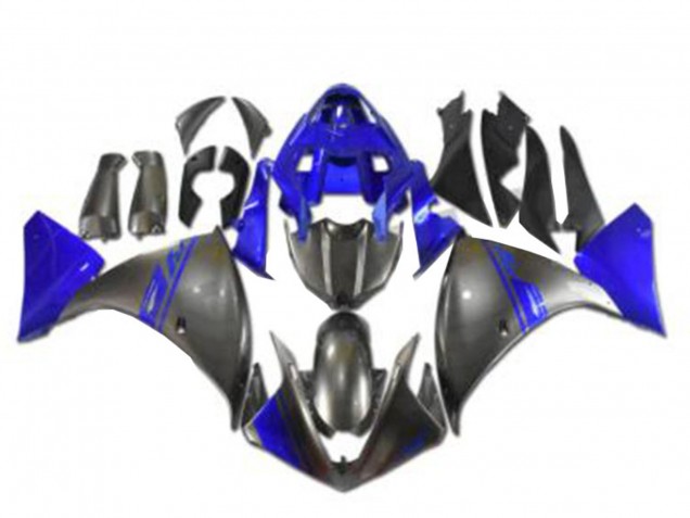 2009-2011 Blue Grey Yamaha YZF R1 Motorcycle Fairings UK Stores