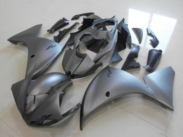 2009-2011 Matte Grey Yamaha YZF R1 Motorcycle Fairings UK Stores