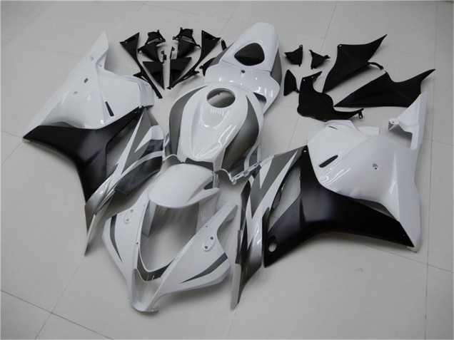 2009-2012 White Grey Matte Black Honda CBR600RR Motorcycle Fairing UK Stores