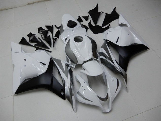 2009-2012 White Grey Matte Black Honda CBR600RR Motorcycle Fairing UK Stores