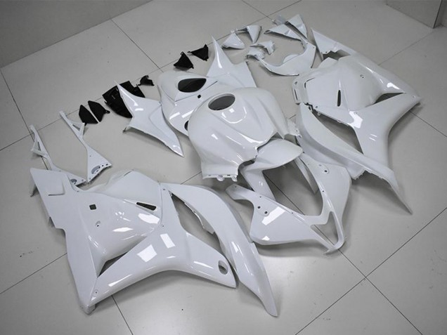 2009-2012 Pearl White Honda CBR600RR Motorcycle Fairings UK Stores