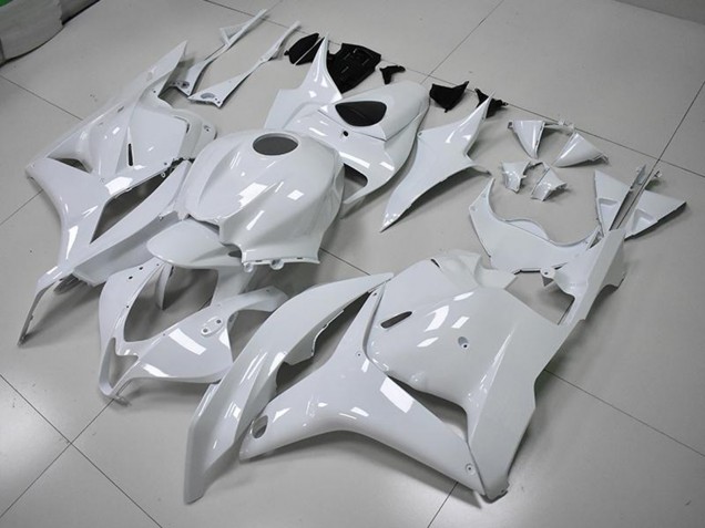 2009-2012 Pearl White Honda CBR600RR Motorcycle Fairings UK Stores