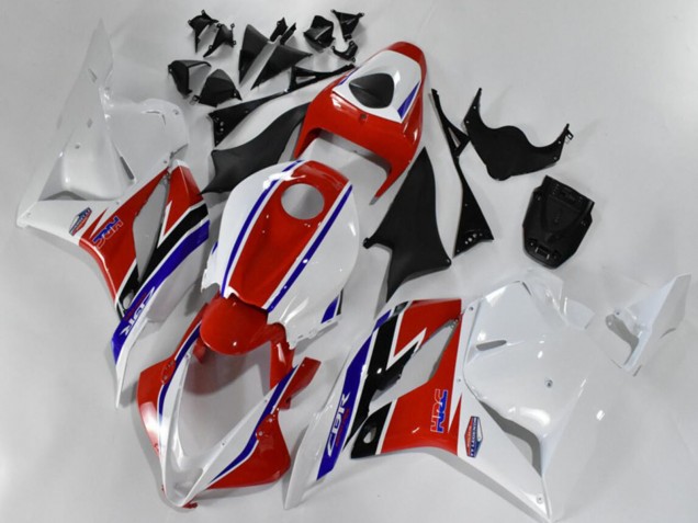 2009-2012 White Red Blue Honda CBR600RR Motorcycle Fairing Kits UK Stores