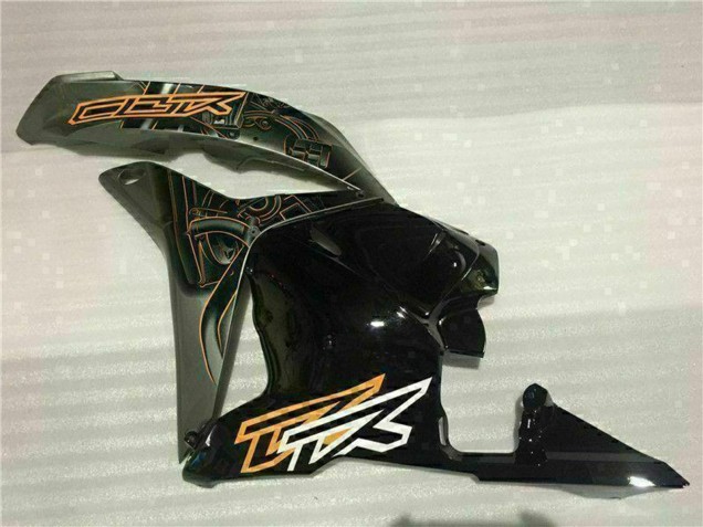 2009-2012 White Orange Glossy Black Honda CBR600RR Motorcycle Fairings UK Stores
