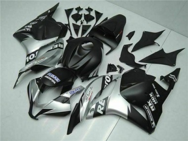 2009-2012 Silver Matte Black Repsol Honda CBR600RR Motorcycle Fairings UK Stores