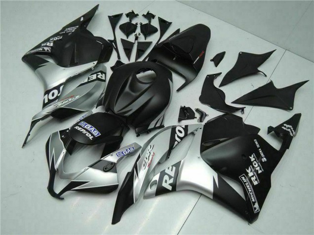 2009-2012 Silver Matte Black Repsol Honda CBR600RR Motorcycle Fairings UK Stores