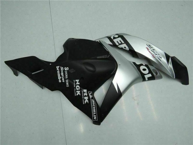 2009-2012 Silver Matte Black Repsol Honda CBR600RR Motorcycle Fairings UK Stores