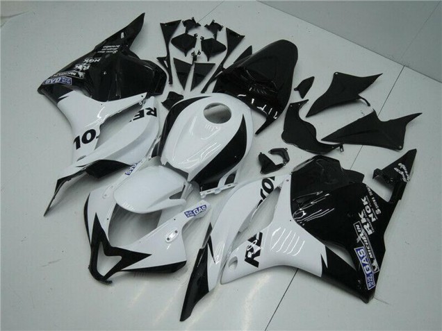 2009-2012 White Glossy Black Repsol Honda CBR600RR Motorcycle Fairing UK Stores