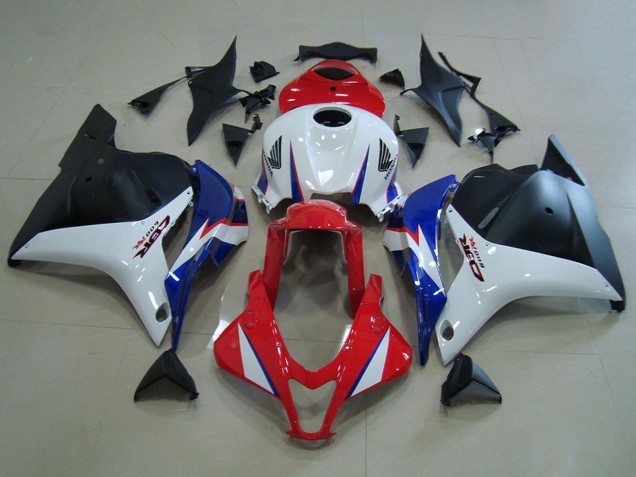 2009-2012 White Red Blue Matte Black Honda CBR600RR Motorcycle Fairings UK Stores