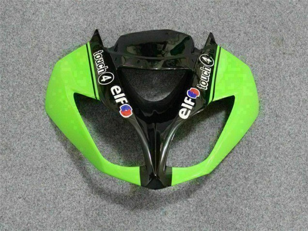 2009-2012 Green Glossy Black Elf Touch4 Bridgestone Kawasaki ZX6R Motorcycle Fairings UK Stores