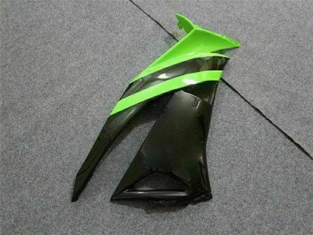 2009-2012 Green Glossy Black Elf Touch4 Bridgestone Kawasaki ZX6R Motorcycle Fairings UK Stores