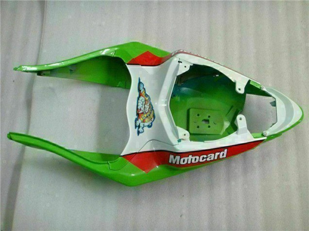 2009-2012 Green White Red Black Blue Motocard Kawasaki ZX6R Motorcycle Fairings UK Stores