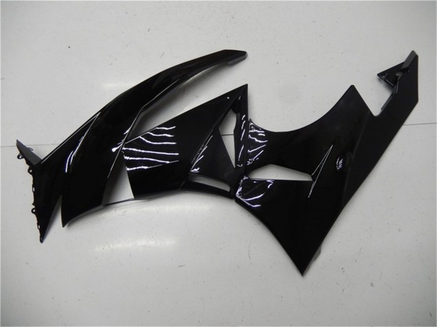 2009-2012 Glossy Black Kawasaki ZX6R Motorcycle Fairings UK Stores