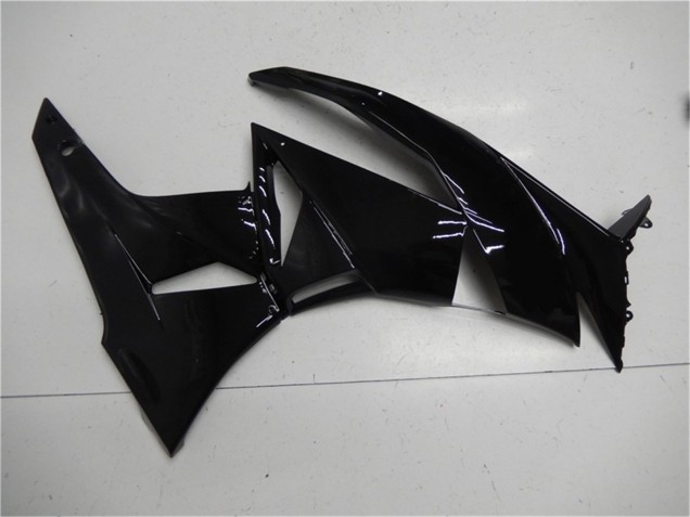 2009-2012 Glossy Black Kawasaki ZX6R Motorcycle Fairings UK Stores