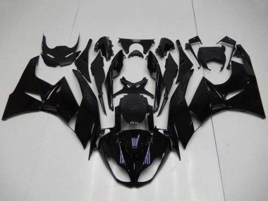 2009-2012 Glossy Black Kawasaki ZX6R Motorcycle Fairings UK Stores