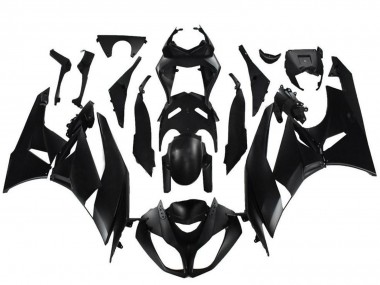 2009-2012 Matte Black Kawasaki ZX6R Motorcycle Fairings UK Stores
