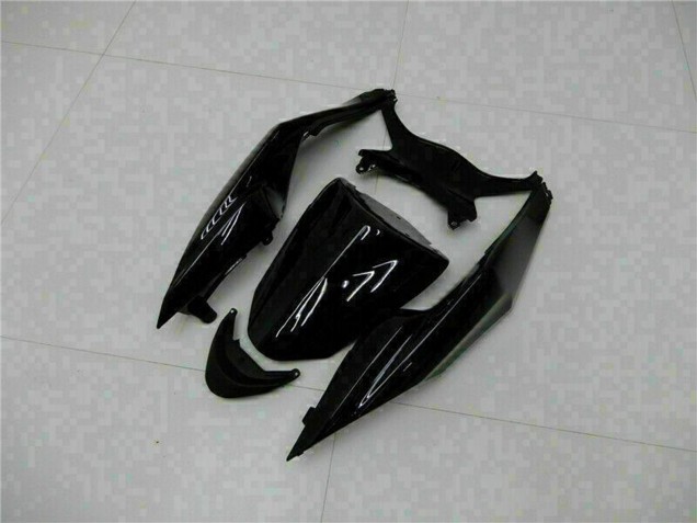 2009-2012 Glossy Black Green Kawasaki ZX6R Motorcycle Fairings UK Stores