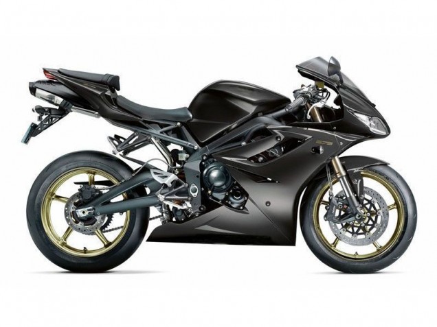 2009-2012 Matte Black Triumph Daytona 675 Triple Motorcycle Fairings UK Stores