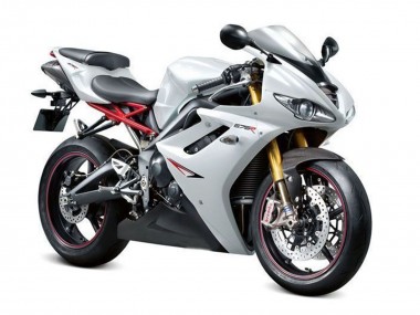2009-2012 Pearl White Black Triumph Daytona 675 Triple Motorcycle Fairings UK Stores