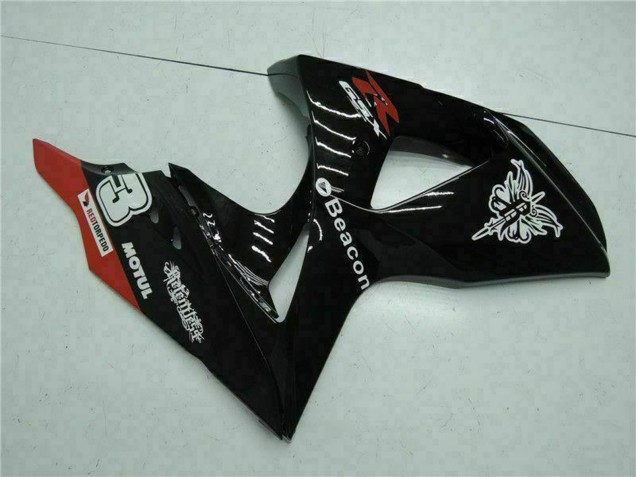 2009-2016 Glossy Black Red Beacon Motul Suzuki GSXR 1000 Motorcycle Fairings UK Stores