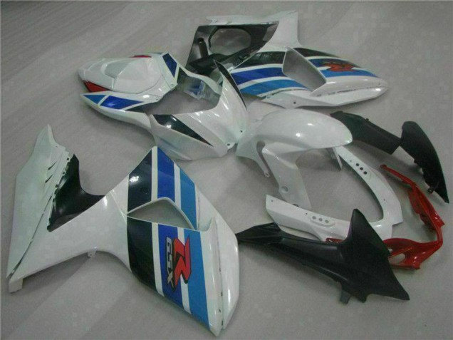 2009-2016 White Blue Black Suzuki GSXR 1000 Full Motorcycle Fairings UK Stores