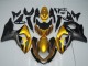 2009-2016 Gold Matte Black Suzuki GSXR 1000 Motorcycle Fairings UK Stores