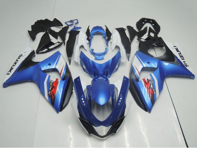 2009-2016 Light Blue Blue White Black OEM Style Suzuki GSXR 1000 Motorcycle Fairings UK Stores