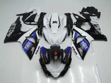 2009-2016 White Blue Black Viru Suzuki GSXR 1000 Motorcycle Fairings UK Stores