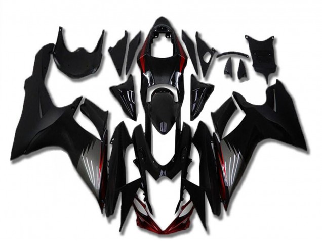 2011-2024 Glossy Black Matte Black Grey Red Suzuki GSXR 600/750 Motorcycle Fairings UK Stores