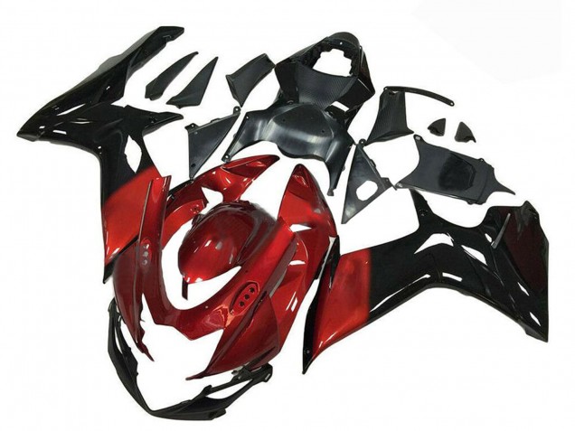 2011-2024 Red Glossy Black Suzuki GSXR 600/750 Motorcycle Fairing UK Stores