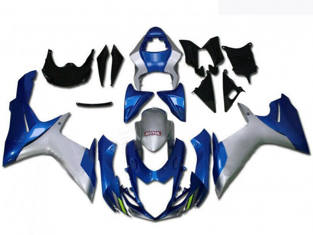 2011-2024 Silver Blue Suzuki GSXR 600/750 Motorcycle Fairings UK Stores