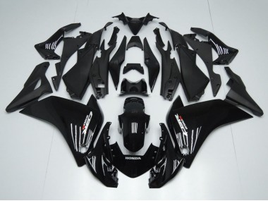 2011-2015 Glossy Black Matte Black Honda CBR250RR Motorcycle Fairings UK Stores
