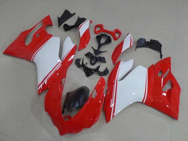 2011-2014 Red White Black Ducati 1199 Motorcycle Fairings UK Stores