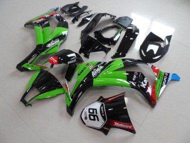 2011-2015 Green Red Glossy Black KIPS Motocard Elf 66 Kawasaki ZX10R Motorcycle Fairings UK Stores