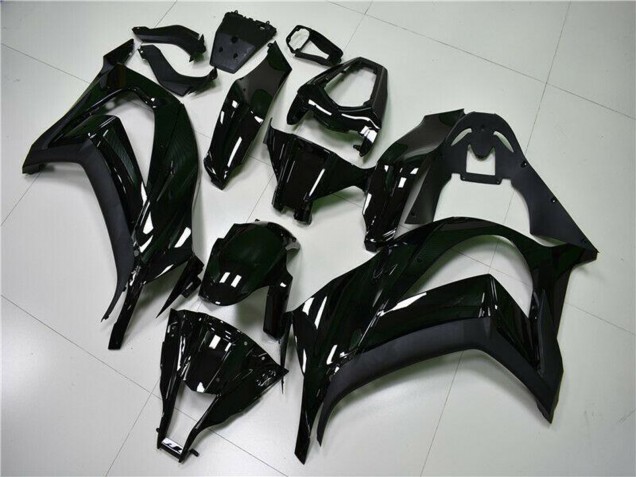 2011-2015 Glossy Black Kawasaki ZX10R Motorcycle Fairings UK Stores