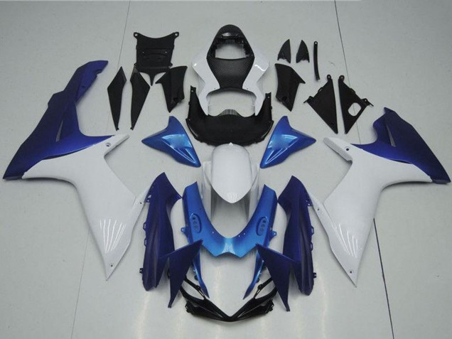 2011-2024 White Light Blue Suzuki GSXR 600/750 Motorcycle Fairings UK Stores