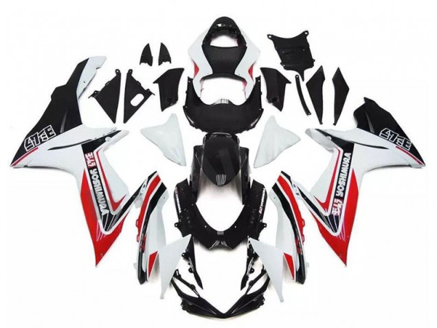 2011-2024 White Red Black Alstare Suzuki GSXR 600/750 Motorcycle Fairings UK Stores