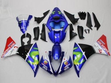 2012-2014 Blue White Red Glossy Black Green ENEOS Yamalube Yamaha YZF R1 Motorcycle Fairings UK Stores