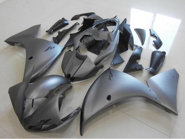 2012-2014 Matte Grey Yamaha YZF R1 Motorcycle Fairings UK Stores