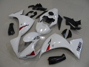 2012-2014 White Yamaha YZF R1 Motorcycle Fairings UK Stores
