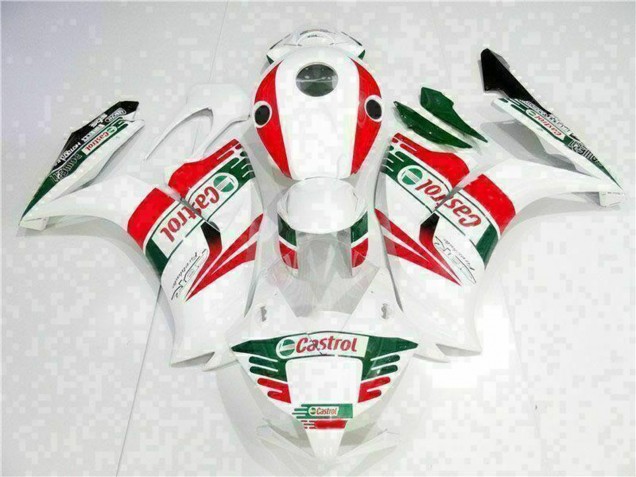 2012-2016 White Red Green Castrol Honda CBR1000RR Motorcycle Fairing UK Stores