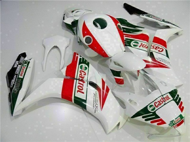 2012-2016 White Red Green Castrol Honda CBR1000RR Motorcycle Fairing UK Stores