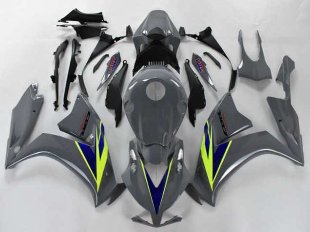2012-2016 Nardo Grey Blue Fluo Yellow Honda CBR1000RR Motorcycle Fairings UK Stores