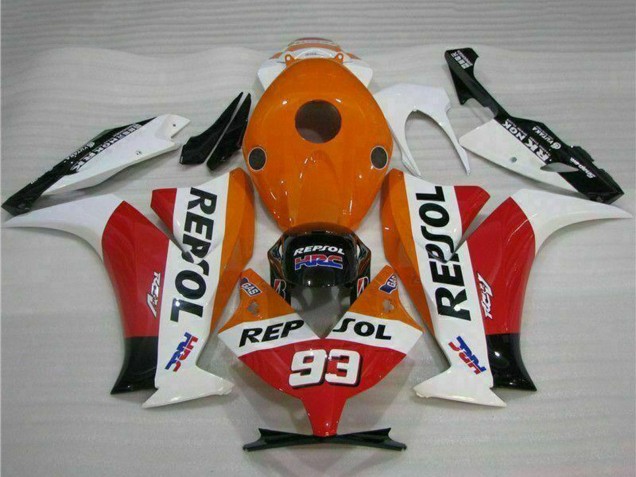 2012-2016 White Orange Red Glossy Black HRC Repsol 93 Honda CBR1000RR Motorcycle Fairing UK Stores