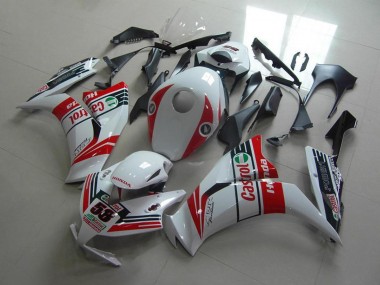 2012-2016 White Red Green Castrol Honda CBR1000RR Motorcycle Fairings UK Stores