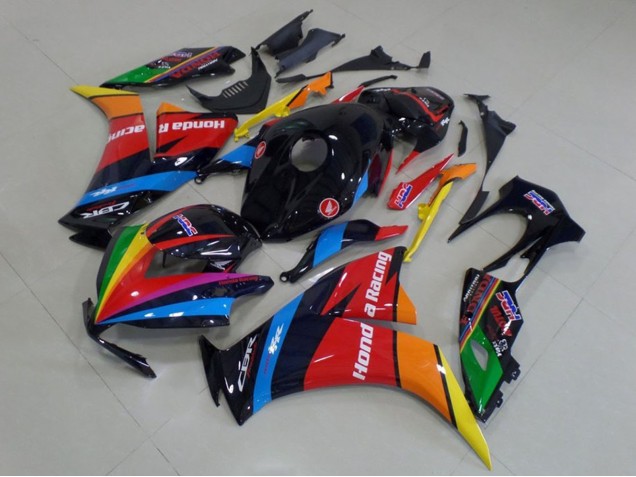 2012-2016 Blue Red Yellow Green Glossy Black Rainbow Honda CBR1000RR Motorcycle Fairings UK Stores