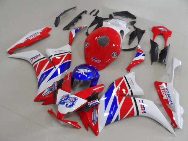 2012-2016 White Red Blue HRC 23 Honda CBR1000RR Motorcycle Fairings UK Stores