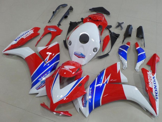 2012-2016 White Red Blue TT Legend Honda CBR1000RR Motorcycle Fairings UK Stores